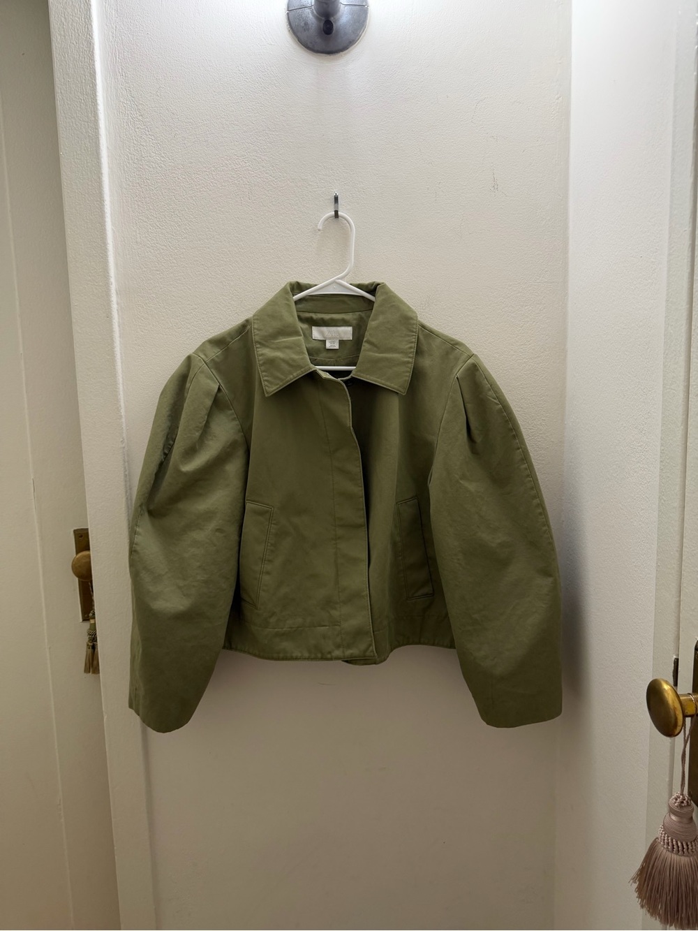 Zara Washed-Effect Short Jacket - Picture 2 of 13
